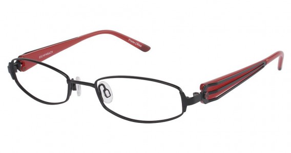 Humphrey's 582082 Eyeglasses, MTBLK/PEARLRED (10)