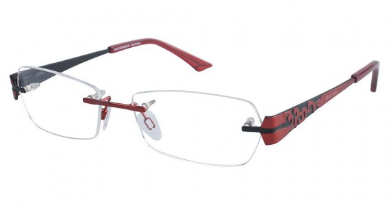 Brendel 902071 Eyeglasses, RED/BLACK (50)
