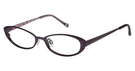 Lulu Guinness L667 Eyeglasses, Purple (PUR)