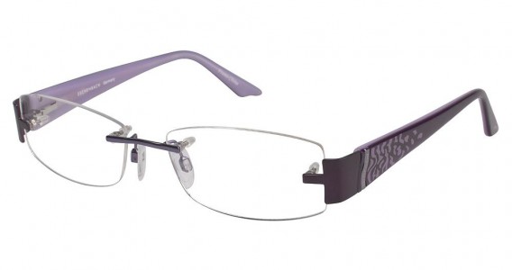 Brendel 902065 Eyeglasses, DRK PURPLE/LILAC PATT (55)