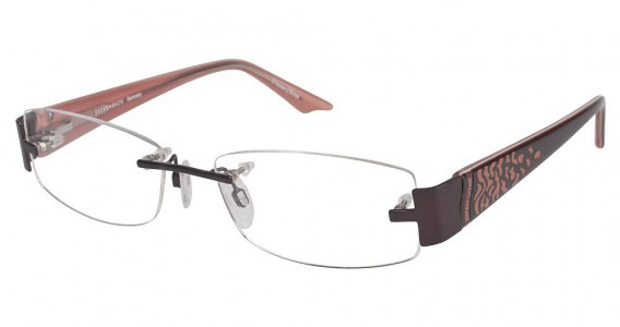 Brendel 902065 Eyeglasses, BROWN/APRICOT PATT (60)