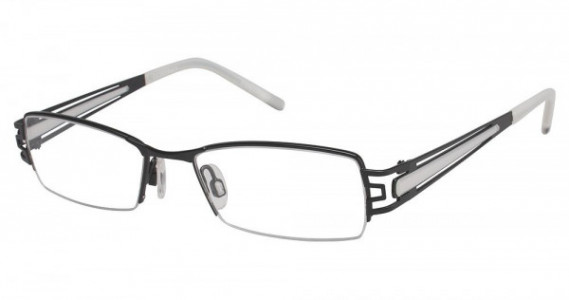 Humphrey's 582093 Eyeglasses, BLACK/WHITE (10)