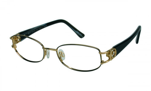 Tura 637 Eyeglasses, Black/Gold (BLK)