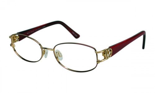 Tura 637 Eyeglasses, Wine/Gold (WIN)