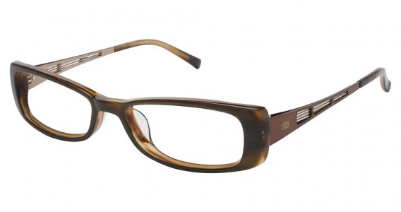 Ted Baker B843 Eyeglasses, BROWN STRIPES (BRN)