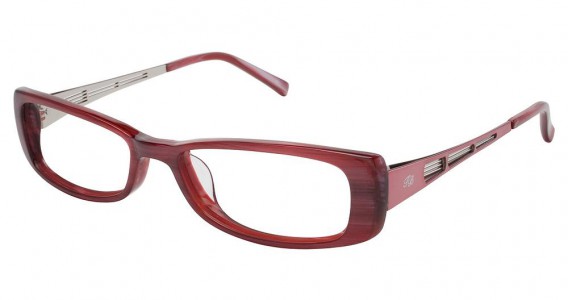 Ted Baker B843 Eyeglasses, RASBERRY STRIPES (RAS)