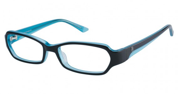 Humphrey's 583010 Eyeglasses, BLACK/AQUA BLUE (10)