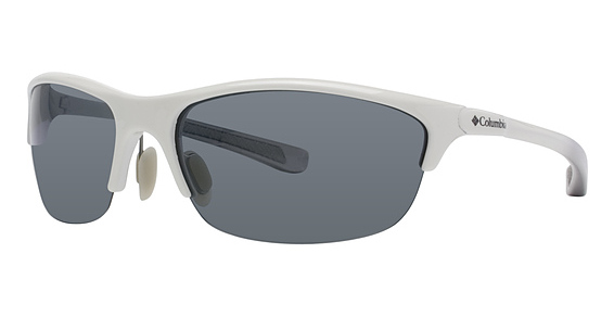 Columbia Crest Sunglasses, C04 Metallic White fade to Grout (Grey)