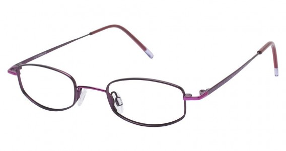 O!O 830014 Eyeglasses, MATE/SHINY PURPLE (50)