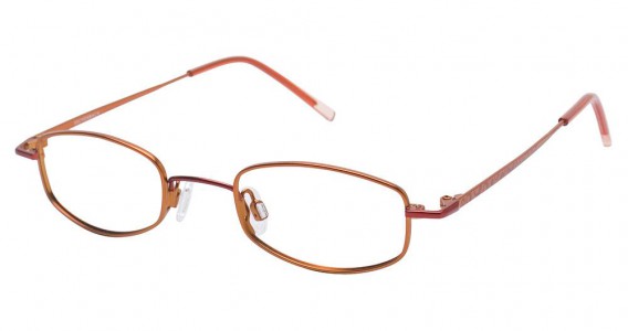 O!O 830014 Eyeglasses, APRICOT/RED (80)