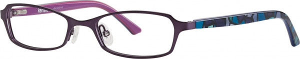 Kensie Checked Out Eyeglasses, Purple