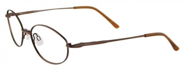 EasyClip EC177 Eyeglasses, MATT DARK BROWN