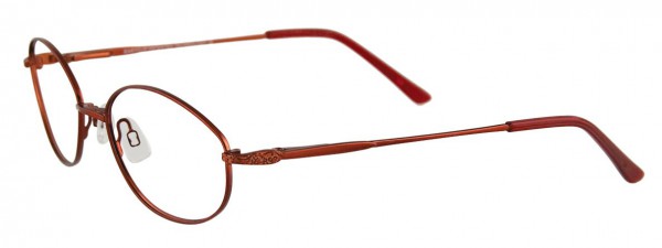 EasyClip EC177 Eyeglasses, SATIN COPPER RED