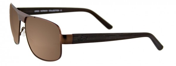 Greg Norman G2011S Sunglasses, SATIN DARK BROWN