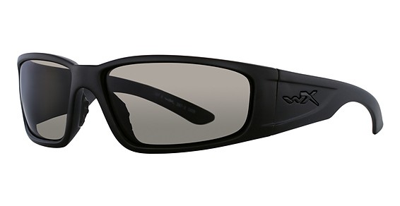 Wiley X ZAK Sunglasses, Matte Black (Smoke Grey)