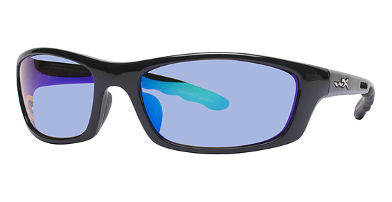 Wiley X P-17 Sunglasses, BLK GLOSS BLACK