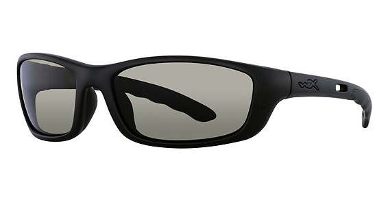 Wiley X P-17 Sunglasses, Matte Black (Smoke Grey)