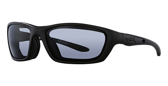 Wiley X BRICK Sunglasses, Matte Black (Smoke Grey)