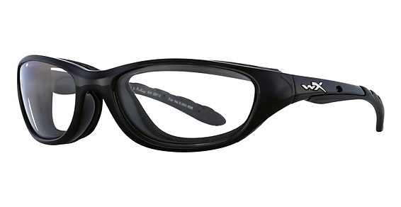 Wiley X AIRRAGE Sunglasses, Gloss Black (Light Adjusting Grey)