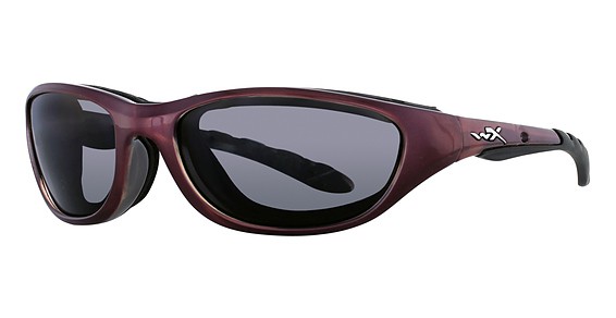 Wiley X AIRRAGE Sunglasses, Liquid Plum (Smoke Grey)