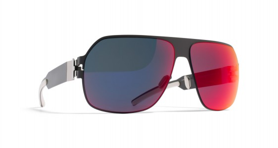 Mykita XAVER Sunglasses, F61 BASALT - LENS: SCARLET FLASH