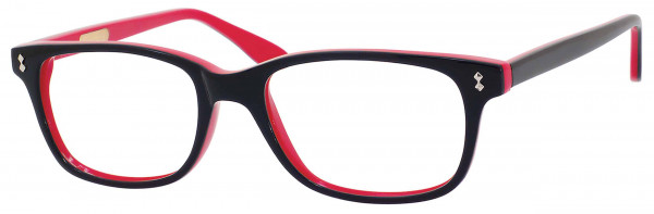 Ernest Hemingway H4617 Eyeglasses, Shiny Black/Red