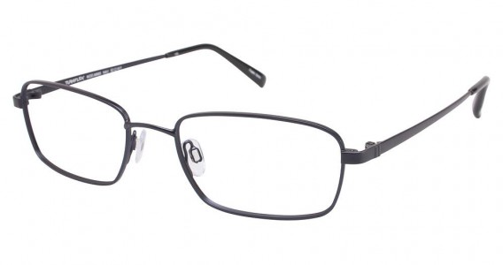 TuraFlex M885 Eyeglasses, SEMI MATTE NAVY BLUE W/SANDED ENDPIEC (NAV)