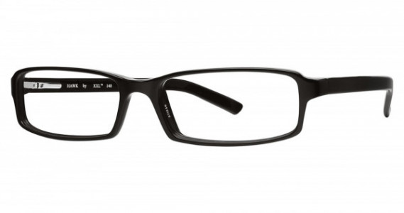 XXL HAWK Eyeglasses, BLACK