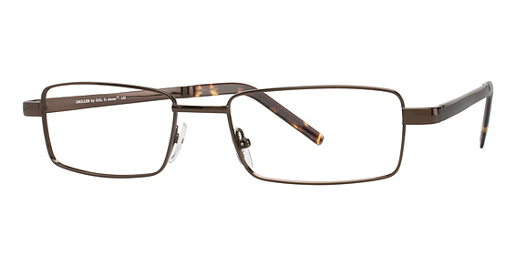 XXL Driller Eyeglasses, Shiny Brown