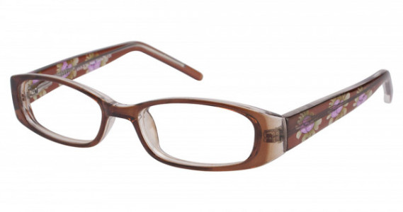 New Globe L4048-P Eyeglasses, BROWN