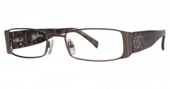 Oleg Cassini OCO332 Eyeglasses, 200 Shiny Dk Brown