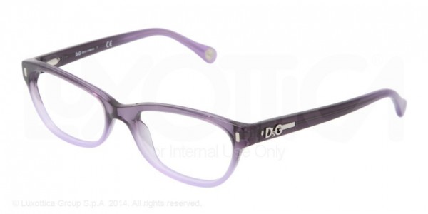 D & G DD1205 VINTAGE Eyeglasses, 1674 VIOLET GRADIENT (VIOLET)