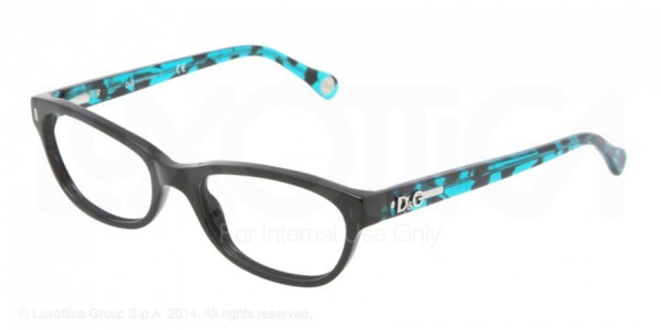 D & G DD1205 VINTAGE Eyeglasses, 1826 BLACK (BLACK)