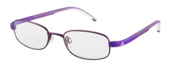 adidas A999 Lite Fit Full Rim Performance Steel kids Eyeglasses, 6053 violet matte