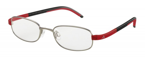 adidas A999 Lite Fit Full Rim Performance Steel kids Eyeglasses, 6059 red
