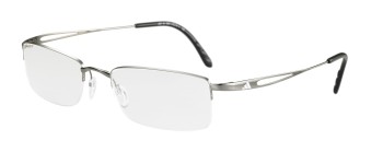 adidas A681 inspired 2D Nylor Performance Steel Eyeglasses, 6060 silver