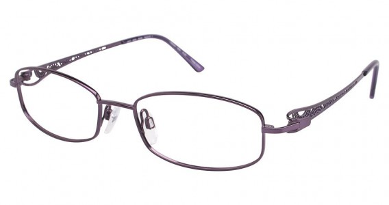 Tura 655 Eyeglasses, PURPLE (PUR)