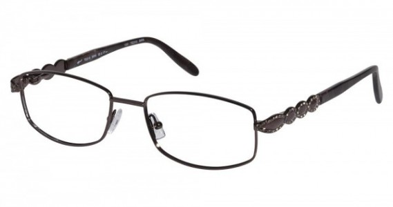 Tura TE210 Eyeglasses, BROWN W/ BROWN ENAMEL (BRN)