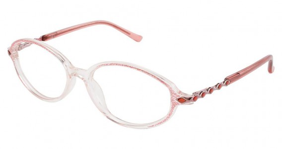Tura 583 Eyeglasses, ROSE/BURGUNDY CRYSTAL (ROS)