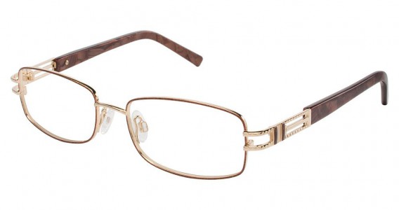 Tura 592 Eyeglasses, COPPER BROWN/GOLD (BRN)