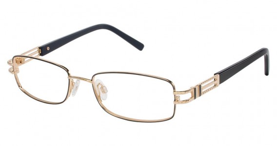 Tura 592 Eyeglasses, EBONY/GOLD (EBG)