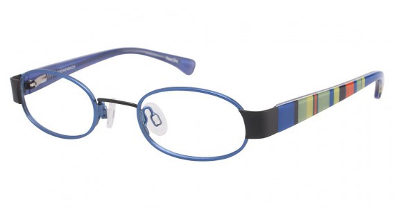 O!O 830026 Eyeglasses, BLUE BLACK (70)