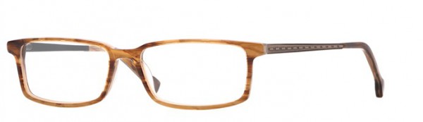 Hickey Freeman Newbury Eyeglasses, Mocha Stripe