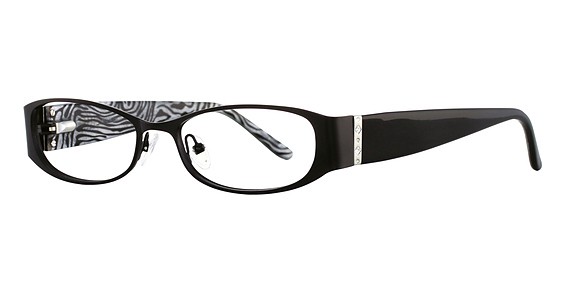 Vivian Morgan 8008 Eyeglasses, Black Zebra