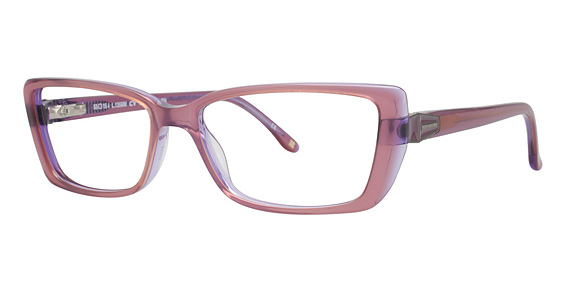 BCBGMAXAZRIA Anastasia Eyeglasses, PIN Pink Purple Laminate