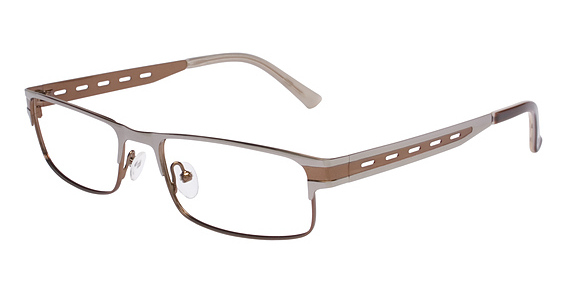 Club Level Designs cld963 Eyeglasses, C-1 Chrome/Bronze