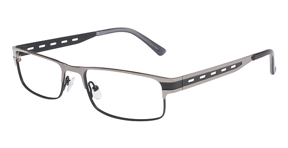 Club Level Designs cld963 Eyeglasses, C-2 Chrome/Onyx