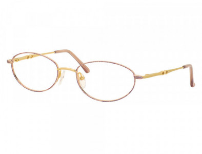 Port Royale CORAL Eyeglasses, C-1 Yellow Gold/Mauve