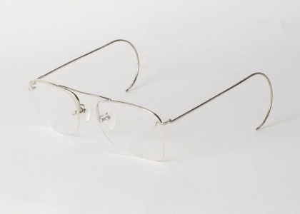 Shuron Icebreakers Eyeglasses, Silver w/ Regular Cable (895 Lens Pattern)
