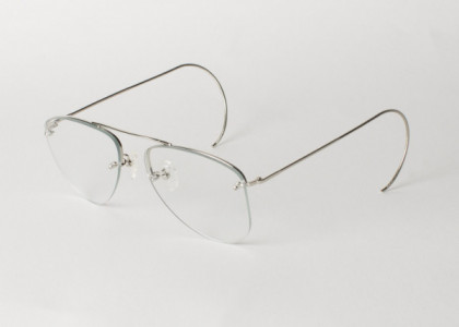Shuron Icebreakers Eyeglasses, Silver w/ Regular Cable (909 Lens Pattern)
